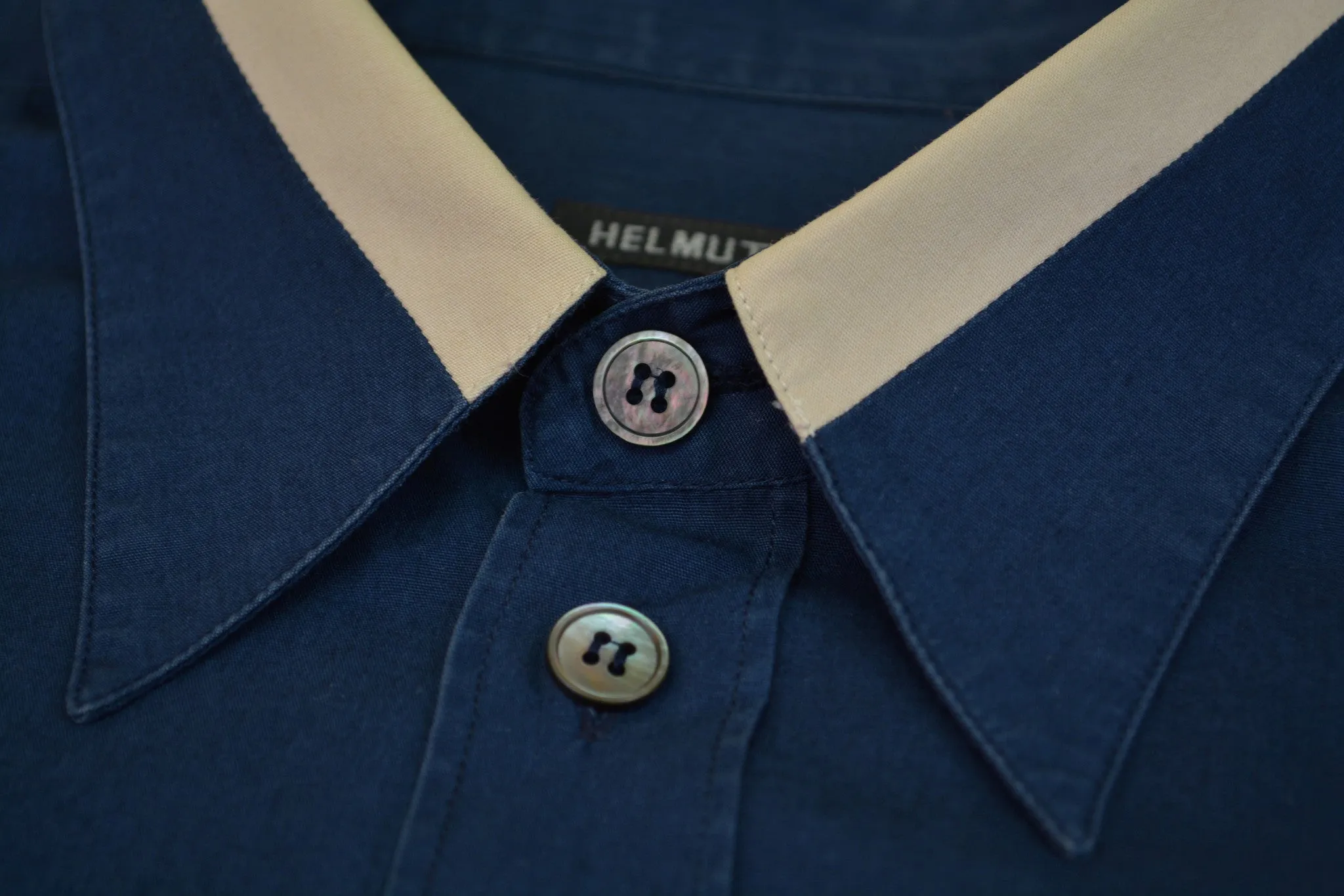 1996 Classic Shirt with Contrasting Collar Detail