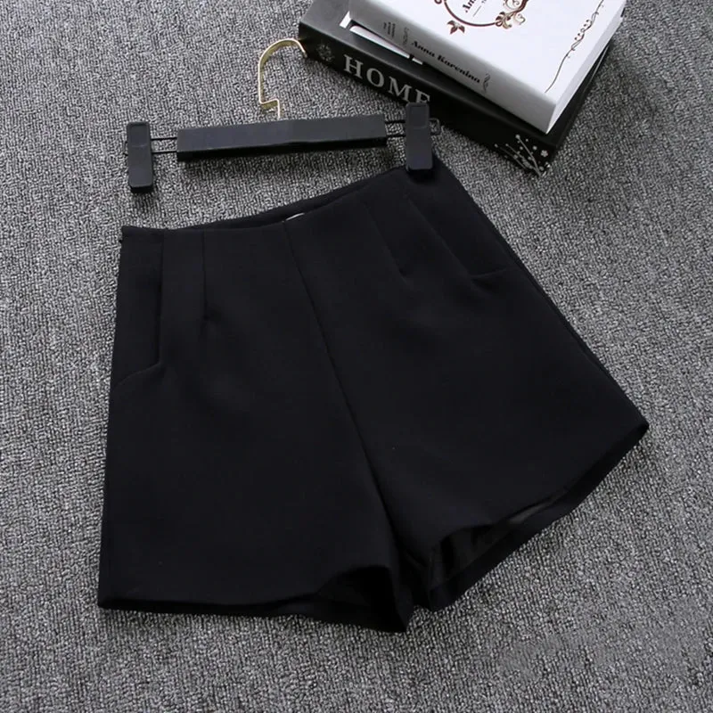 2024 New Summer Shorts For Women Female Shorts Skirts High Waist Casual Suit Shorts Black White Women Short Pants Ladies Shorts