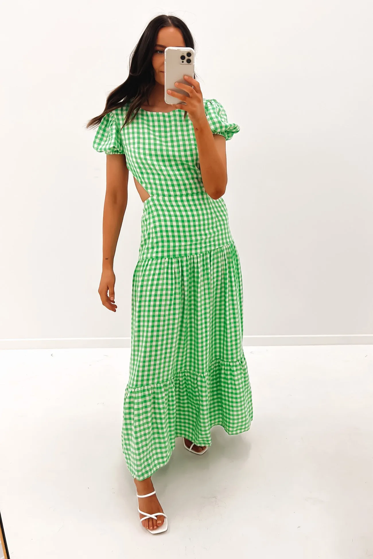 Adelaide Maxi Dress Check