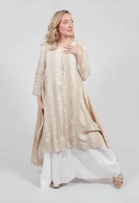 Adele Double Dress in Beige