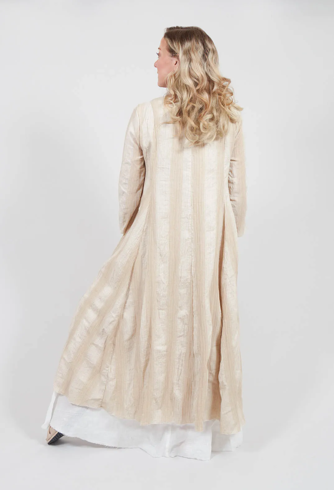 Adele Double Dress in Beige