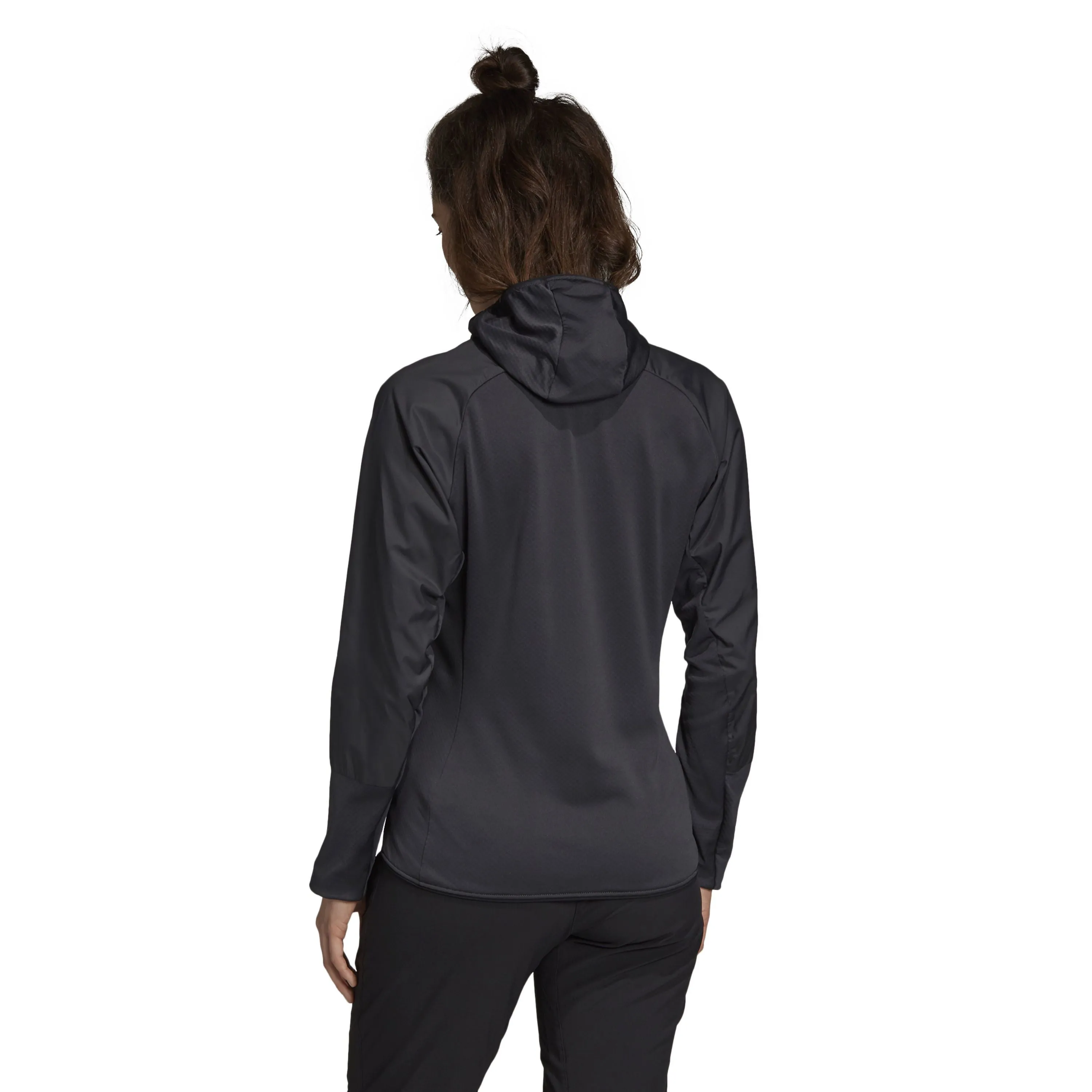 adidas Women's Skyclimb Fleece Jacket Carbon L