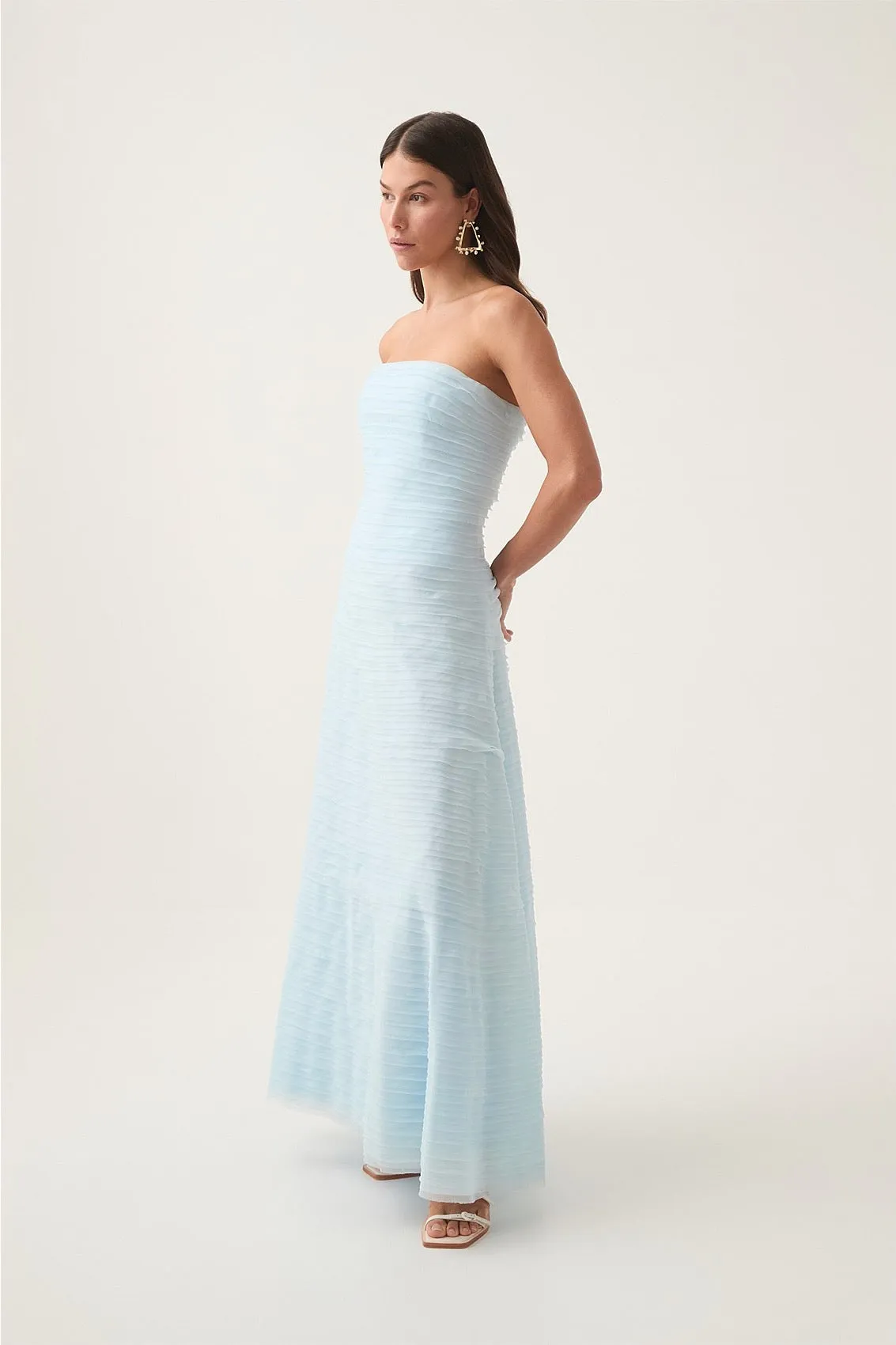 Aje Soundscape Maxi Dress - Sea Breeze