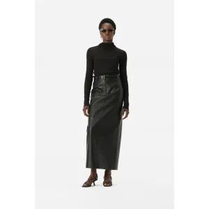 Akari Skirt | Black Croc