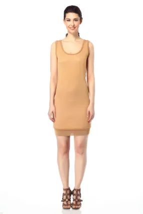 Alda Reversible Sleeveless Sheath Dress