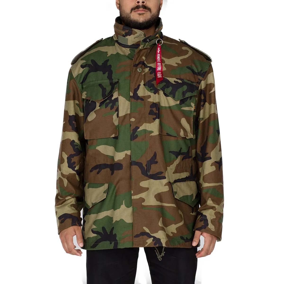 Alpha Industries M-65 Field Jacket Woodland Camo