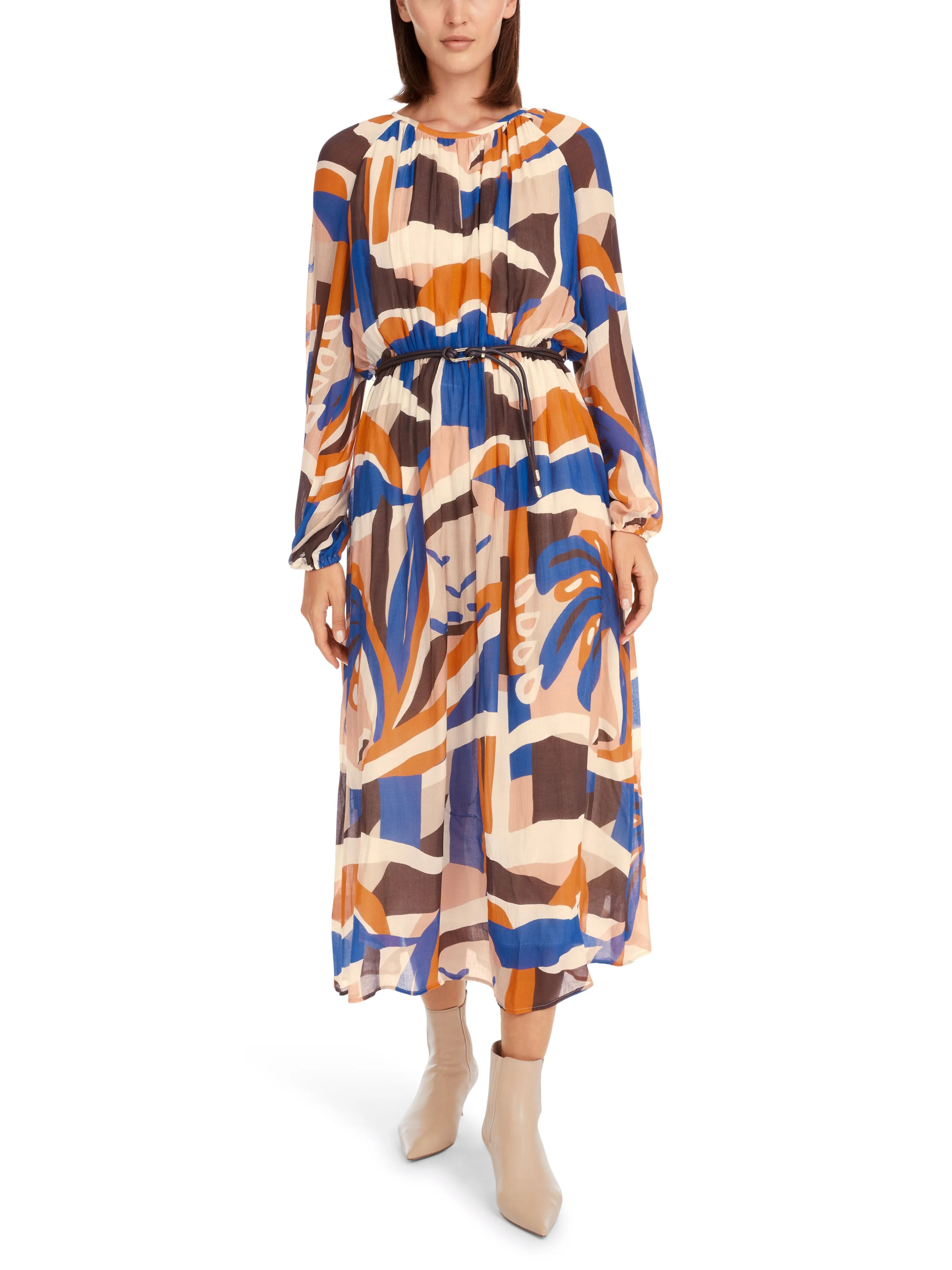 Artist Soul Print Silk Blend Maxi Dress <span>YC21.16W11<span>