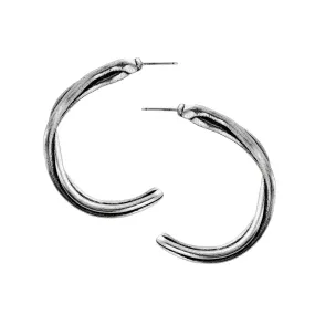 Avant Garde Paris Intertwined Half Hoop Post Earrings