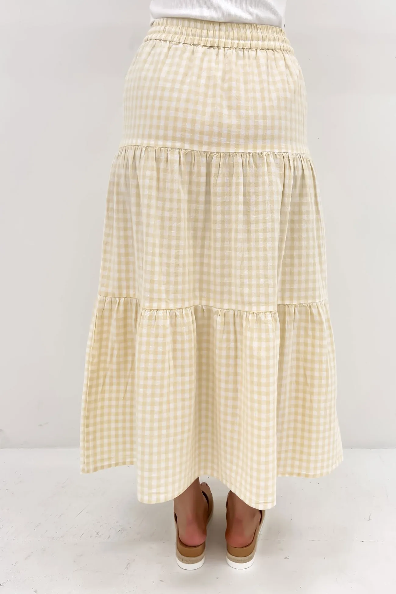 Bailey Maxi Skirt Lemon