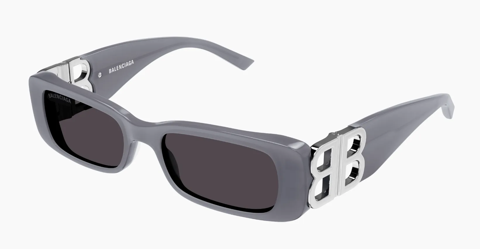 Balenciaga Glasses - BB0096S 014 - GREY SILVER