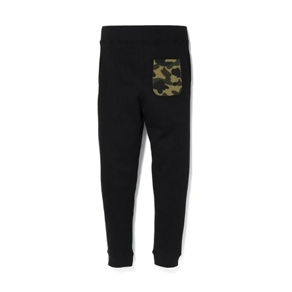 BAPE SHARK SLIM SWEATPANTS BLACK/GREEN