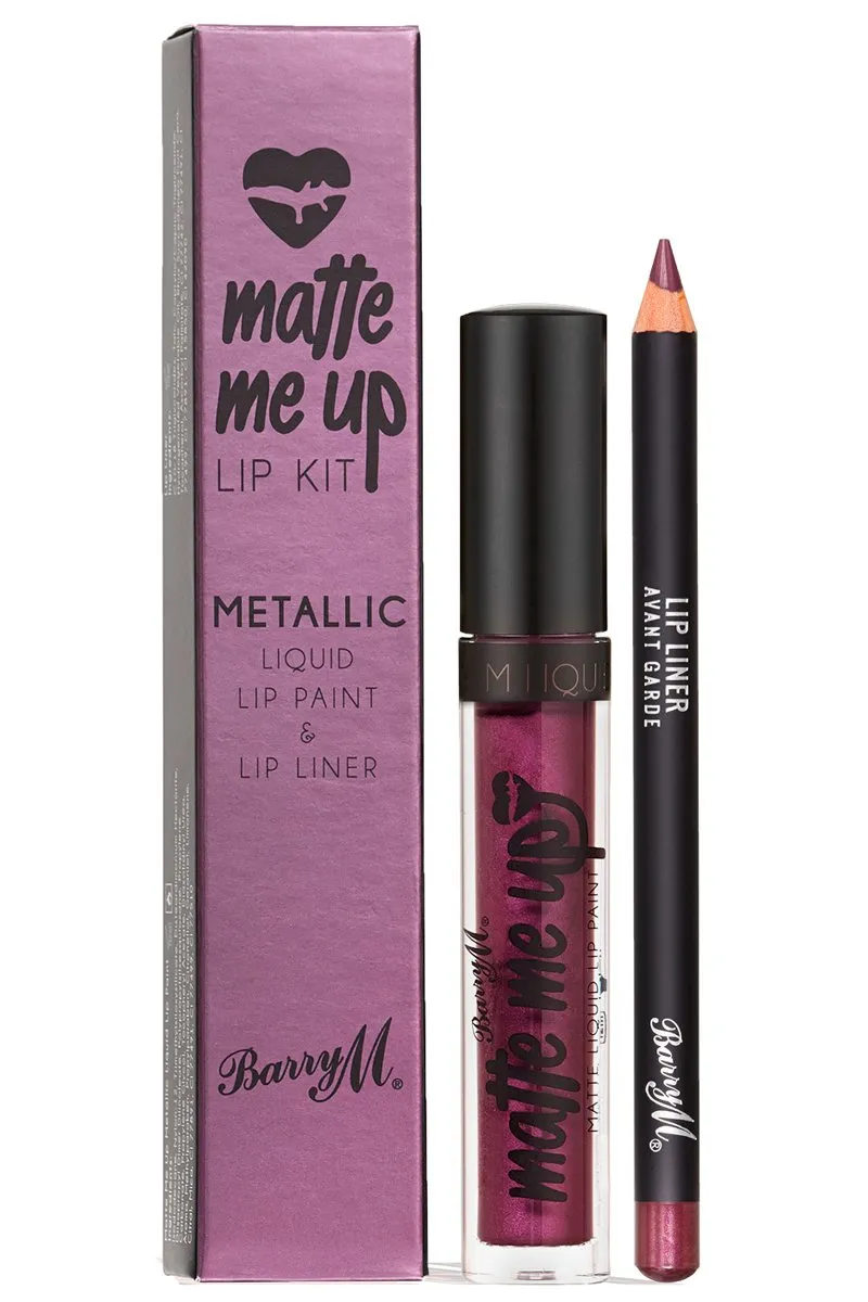 Barry M Metallic Me Up Lip Kit - Avant Garde