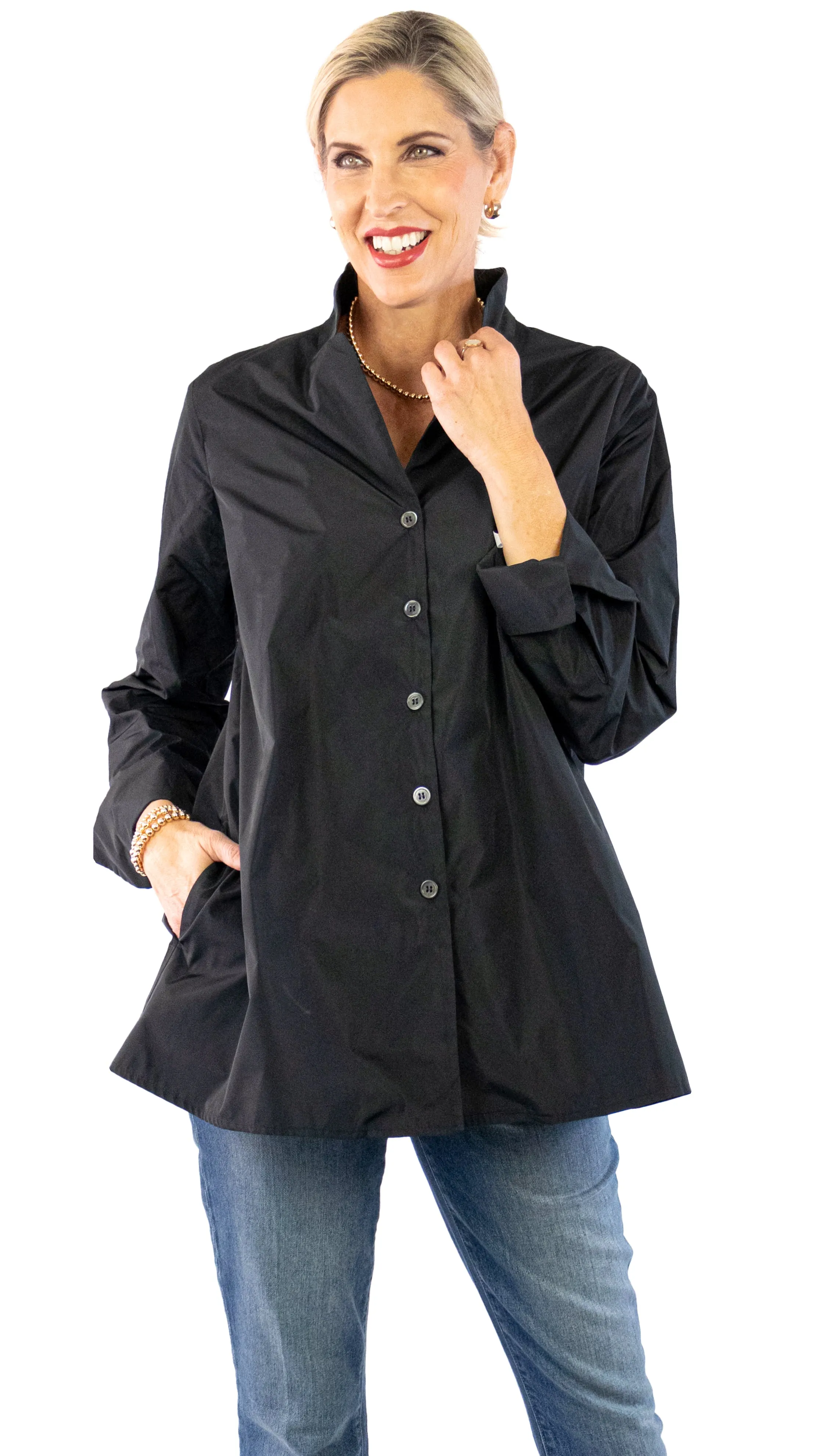 Blouse Crash Shirt - Black