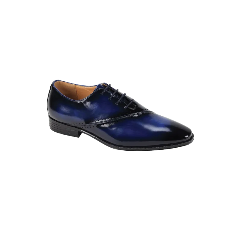 Blue Antonio Cerrelli Men's Lace-Up Dress Shoes Style No-7028