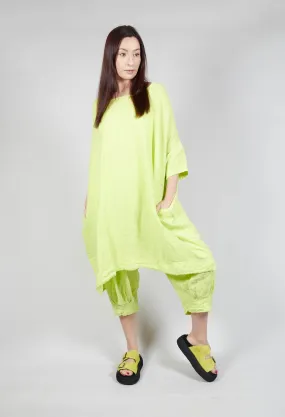 Boxy Fit Linen Dress in Sun