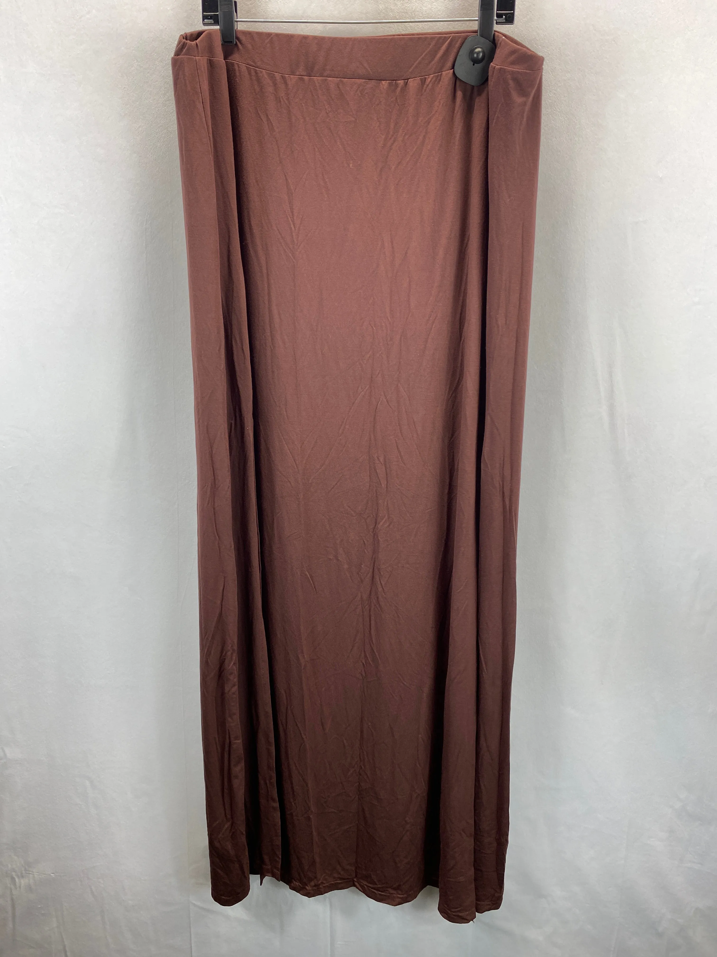 Brown Skirt Maxi Shein, Size 3x