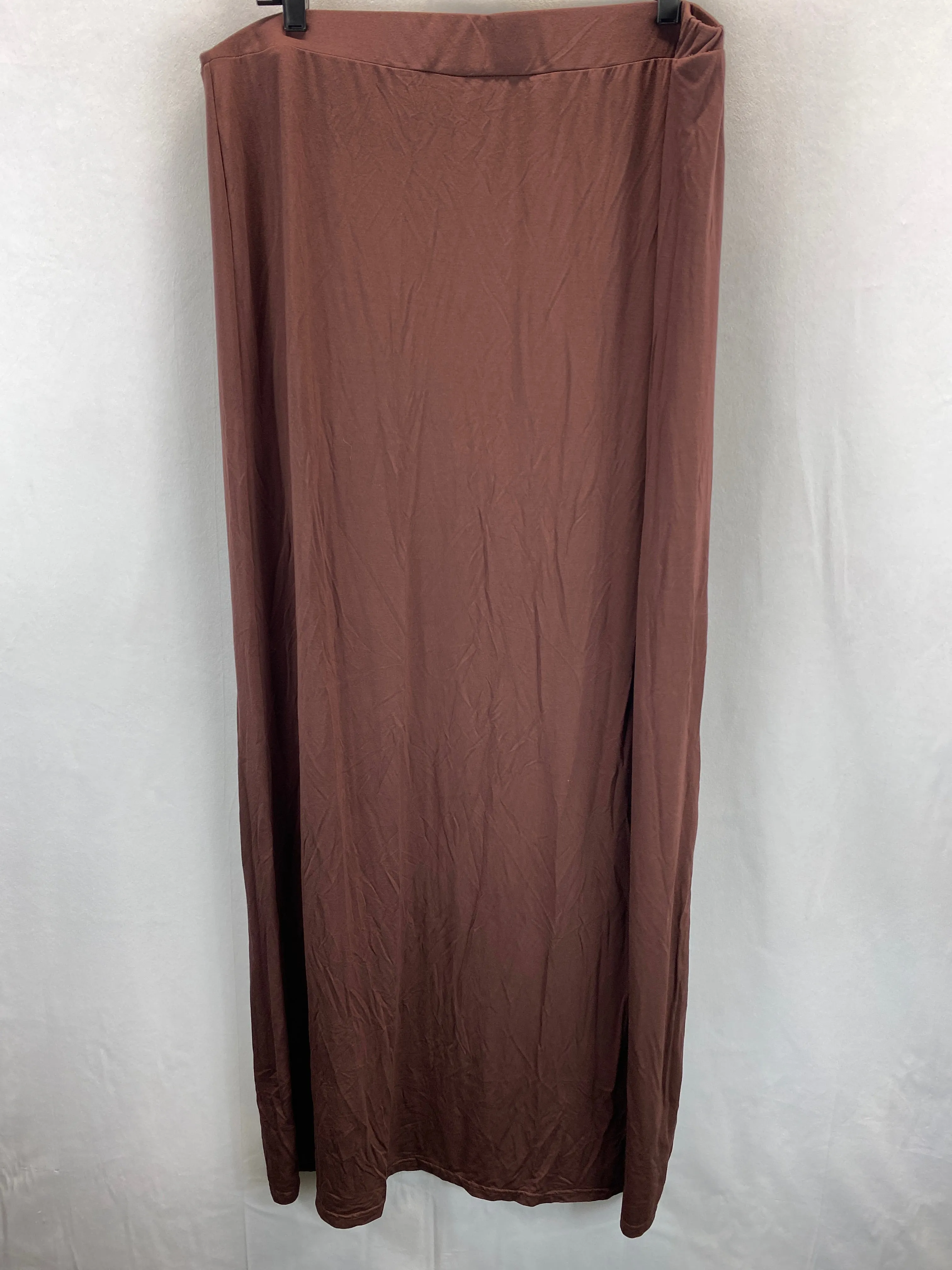 Brown Skirt Maxi Shein, Size 3x