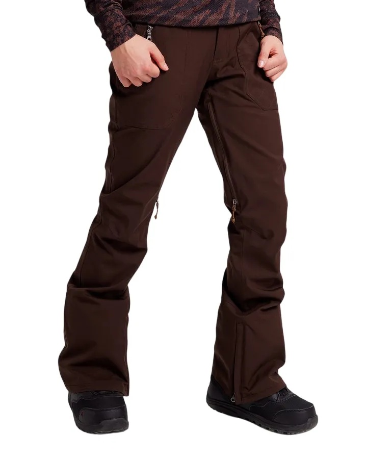 Burton Vida Womens Pant - Seal Brown - 2022