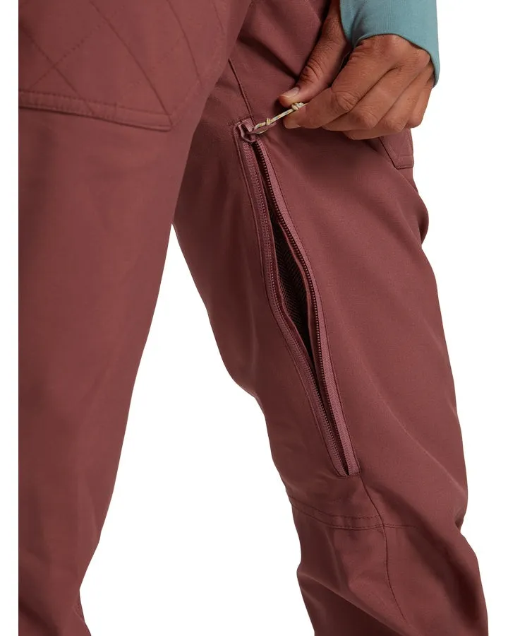 Burton Womens Vida Pant - Rose Brown - 2021 (L)