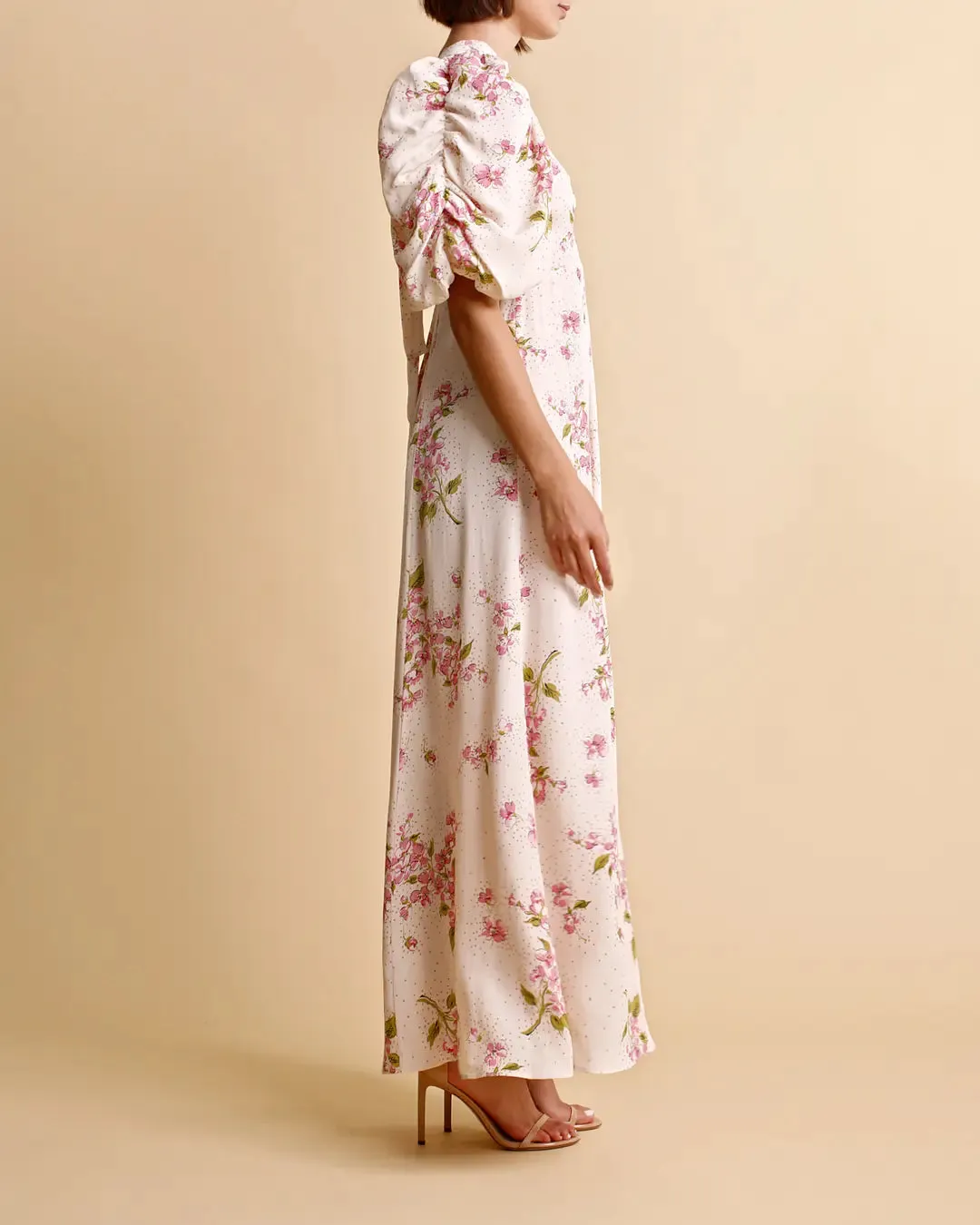 ByTimo Tieback Gown in Pink Drizzel