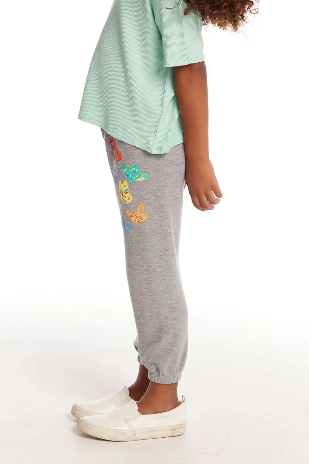 CHA Grey Butterfly Sweatpants