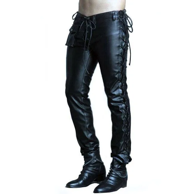 Chain Reaction Leather Pants