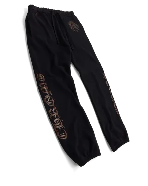 Chrome Hearts 1988 Sweatpants Black & Brown Glitter