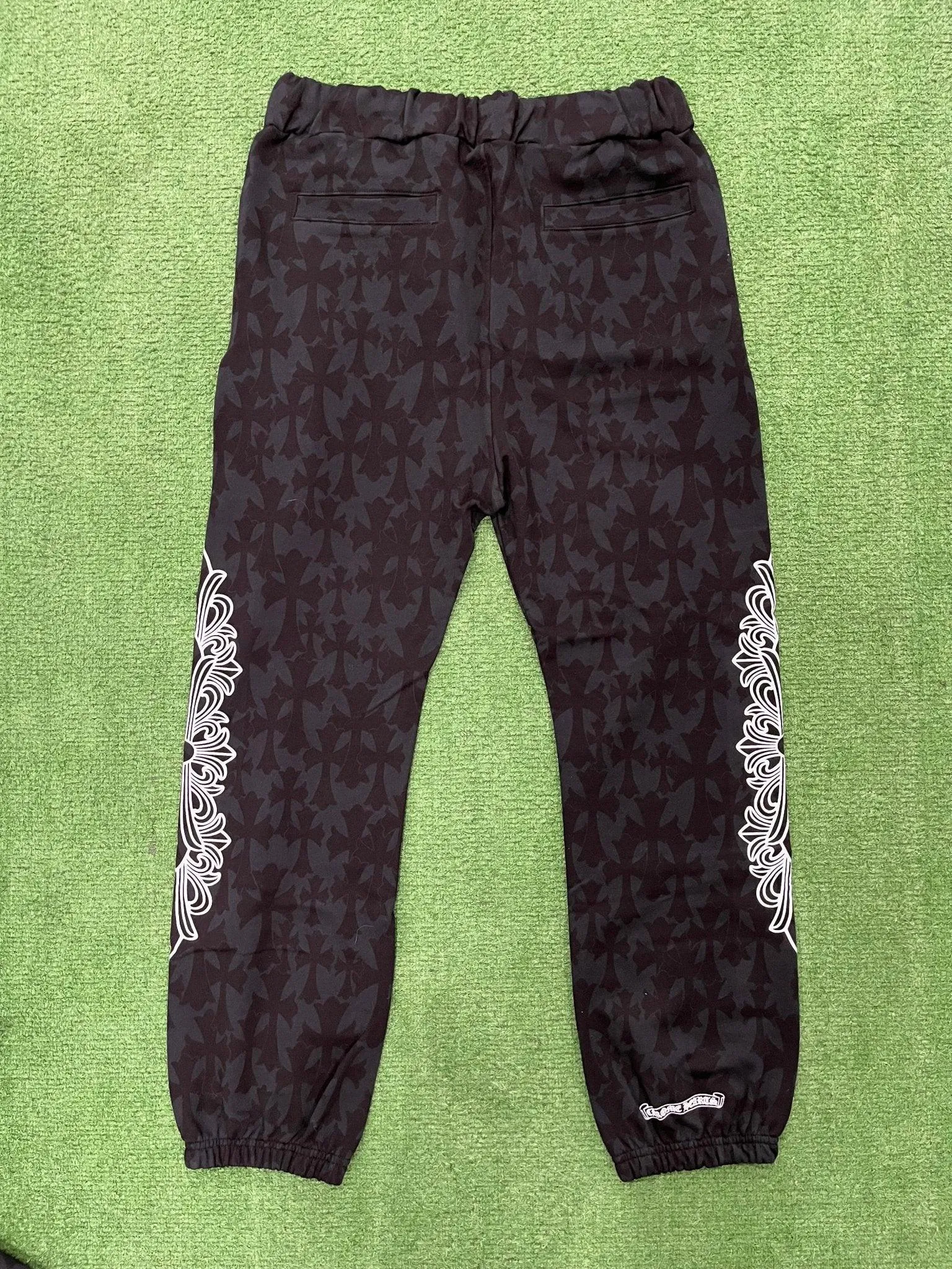 Chrome Hearts Cemetery Cross Sweatpants Black