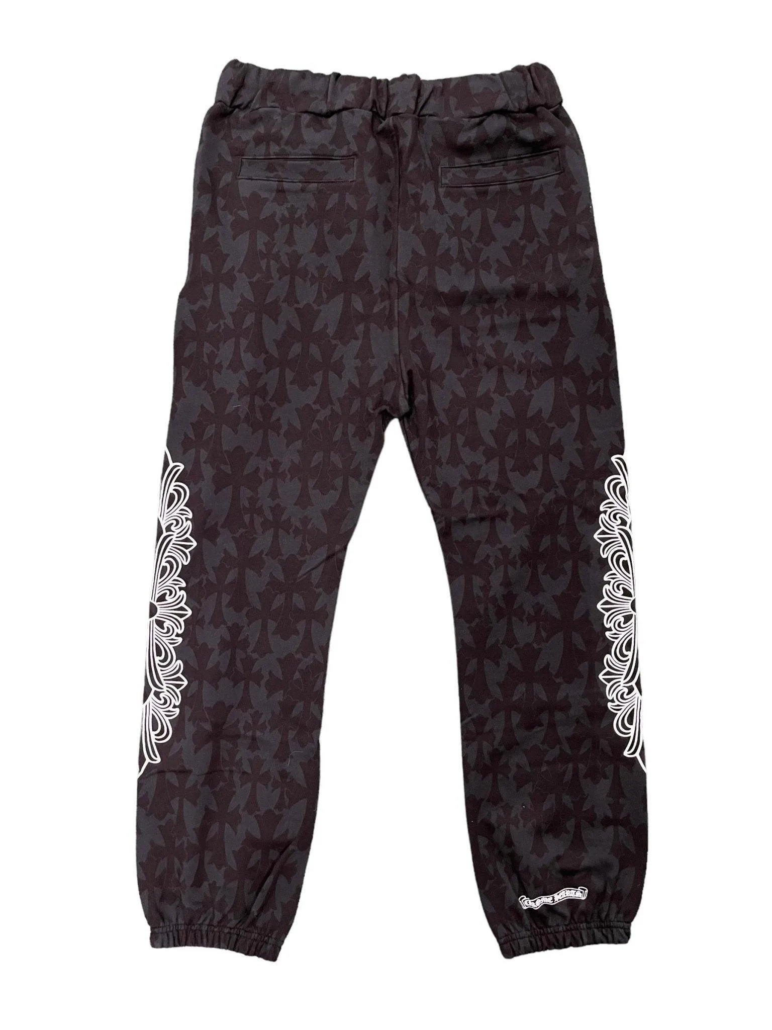 Chrome Hearts Cemetery Cross Sweatpants Black