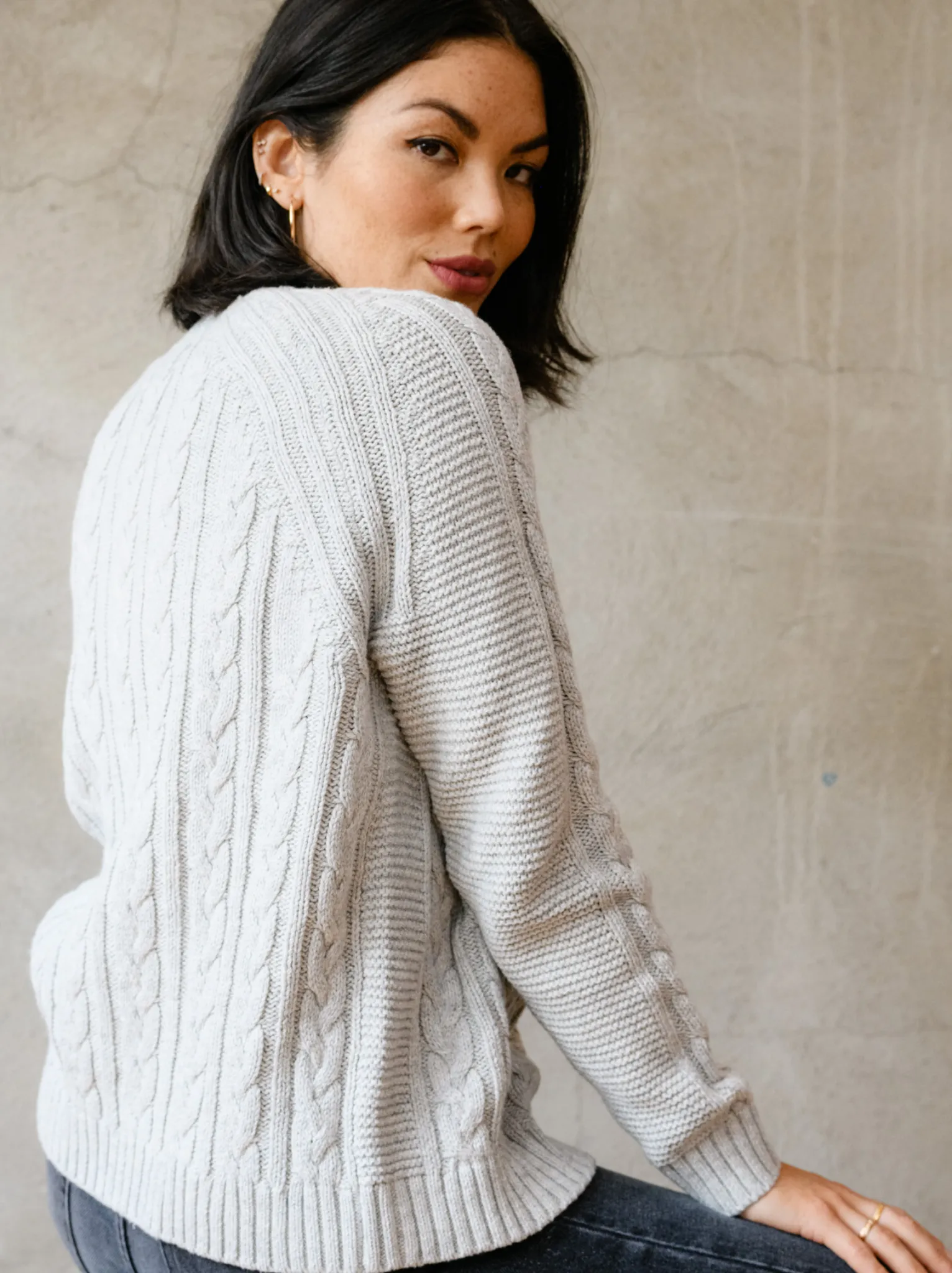 Claudette Fisherman Sweater