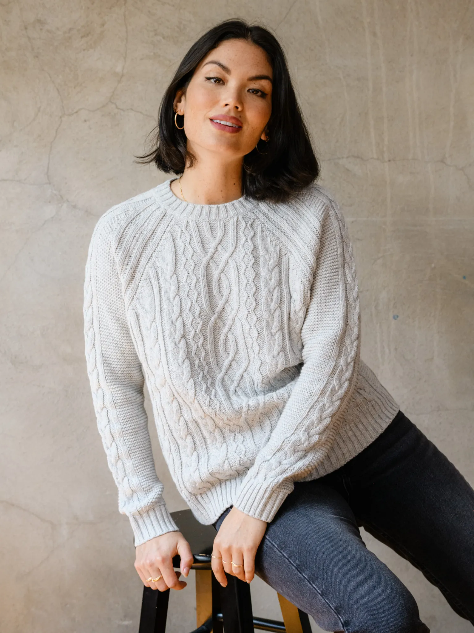 Claudette Fisherman Sweater