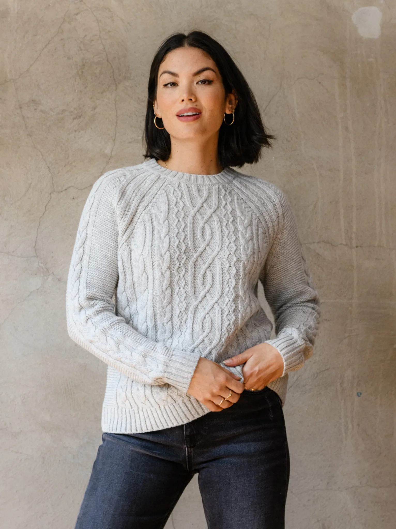 Claudette Fisherman Sweater