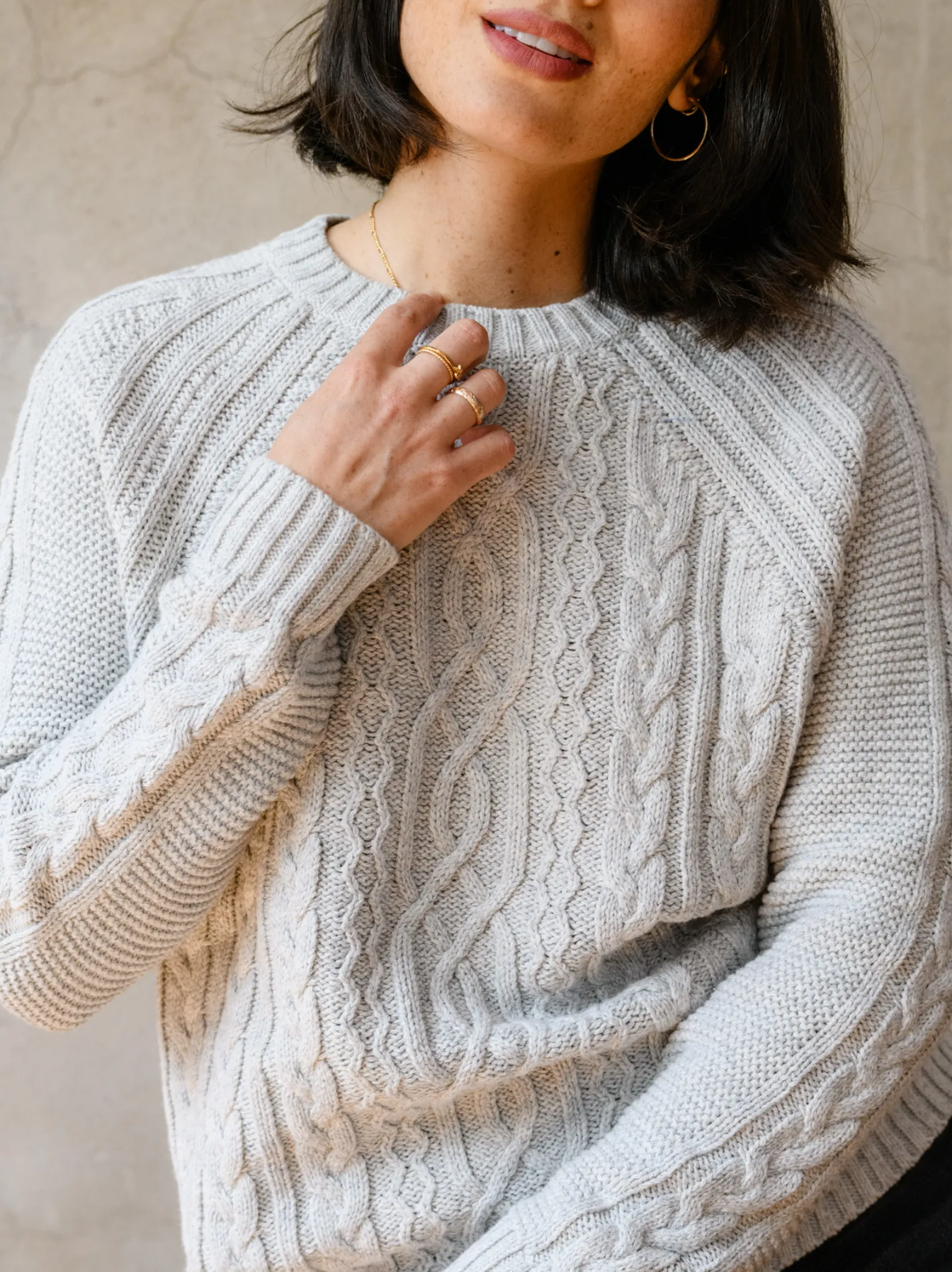 Claudette Fisherman Sweater