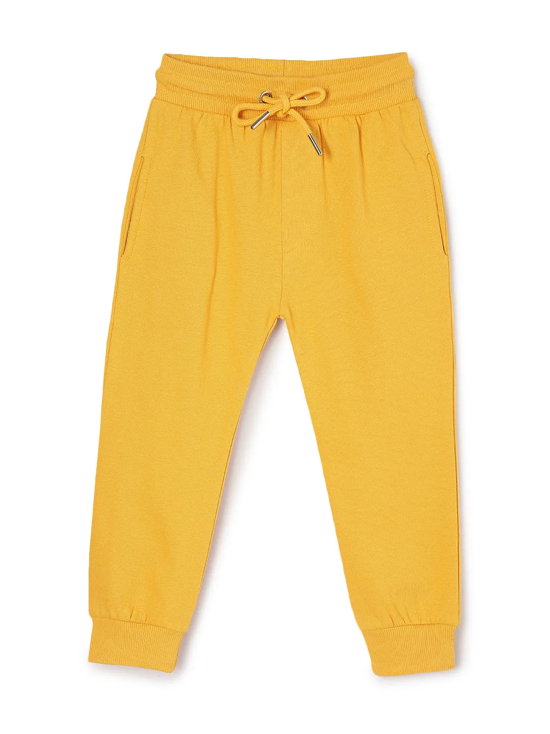 Combo of 2 Winter Sweatpants- Black & Yellow