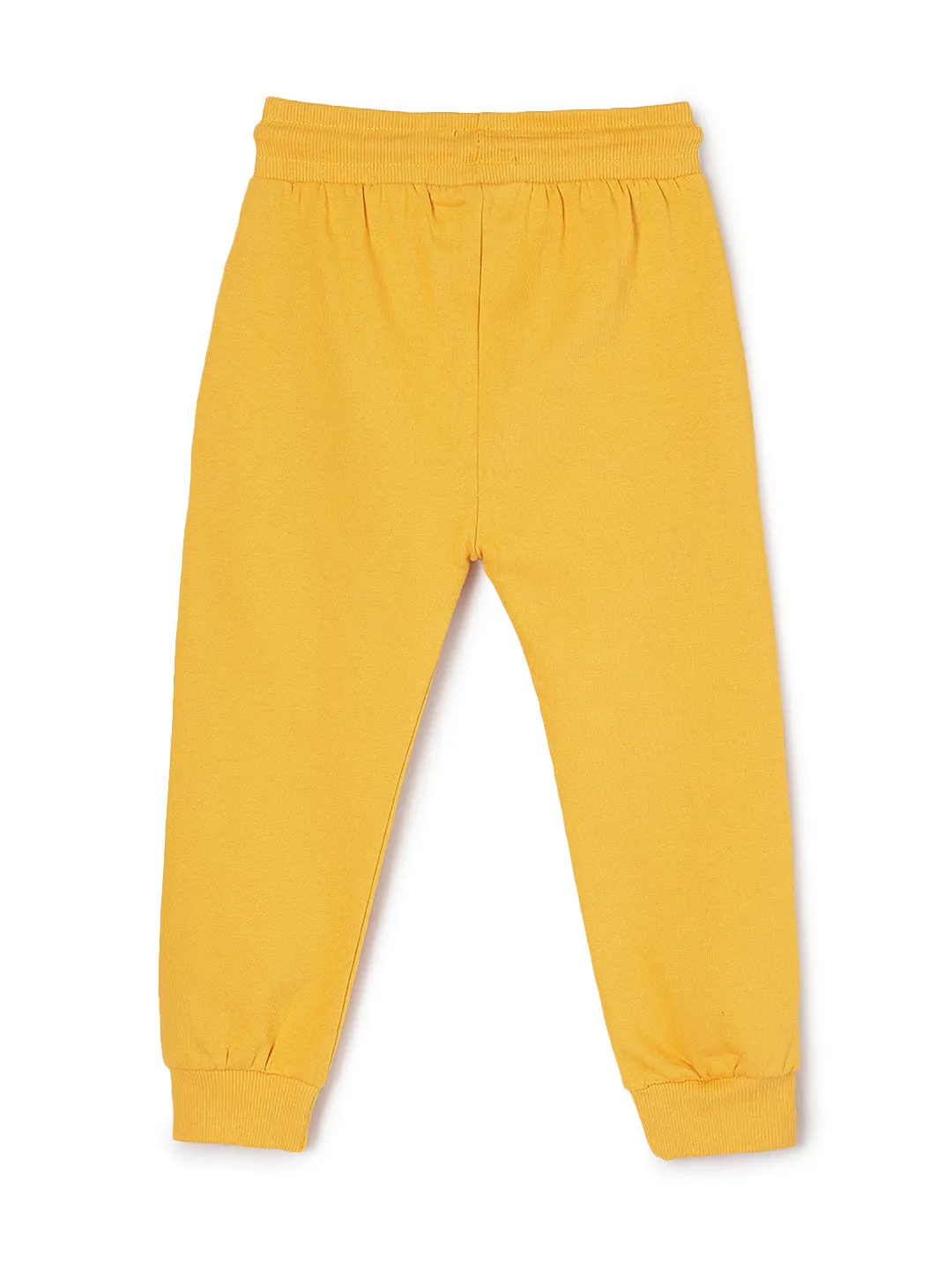 Combo of 2 Winter Sweatpants- Black & Yellow