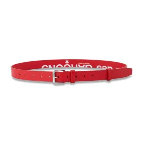 COMME DES GARÇONS RED LOGO BELT