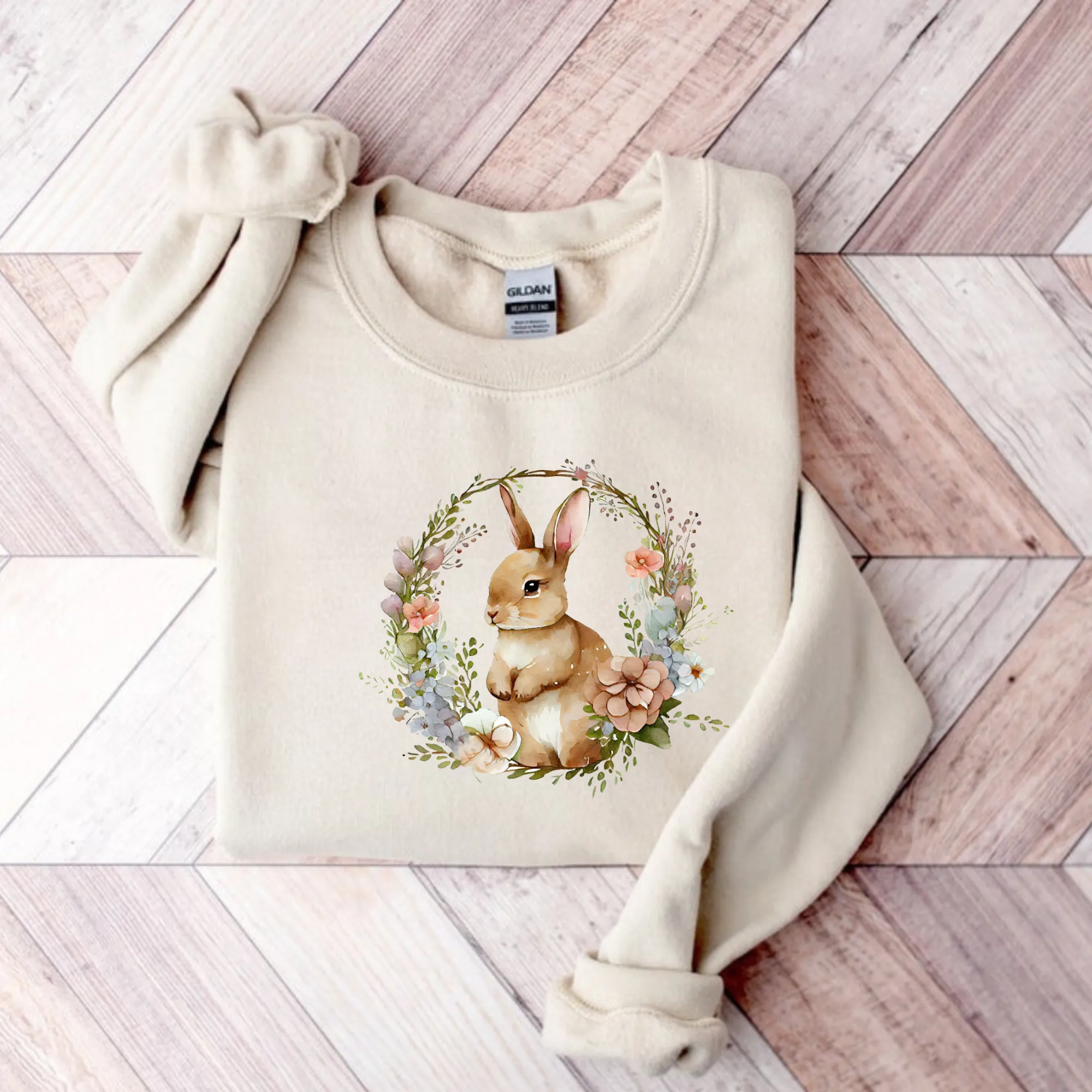 Coquette Bunny Crewneck Sweatshirt