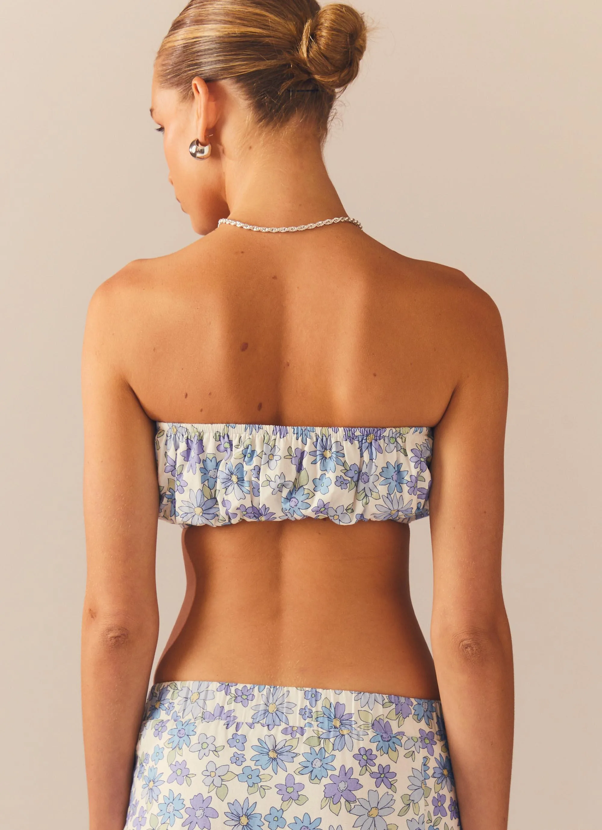 Countryside Picnic Bandeau Top - Daisy Chain