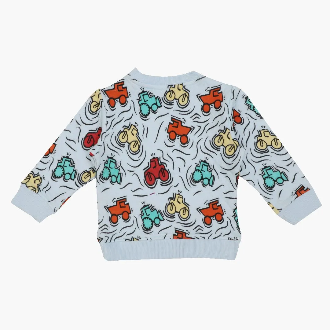 Cuddle Monster - Quilted Full sleeve top and pants for kids