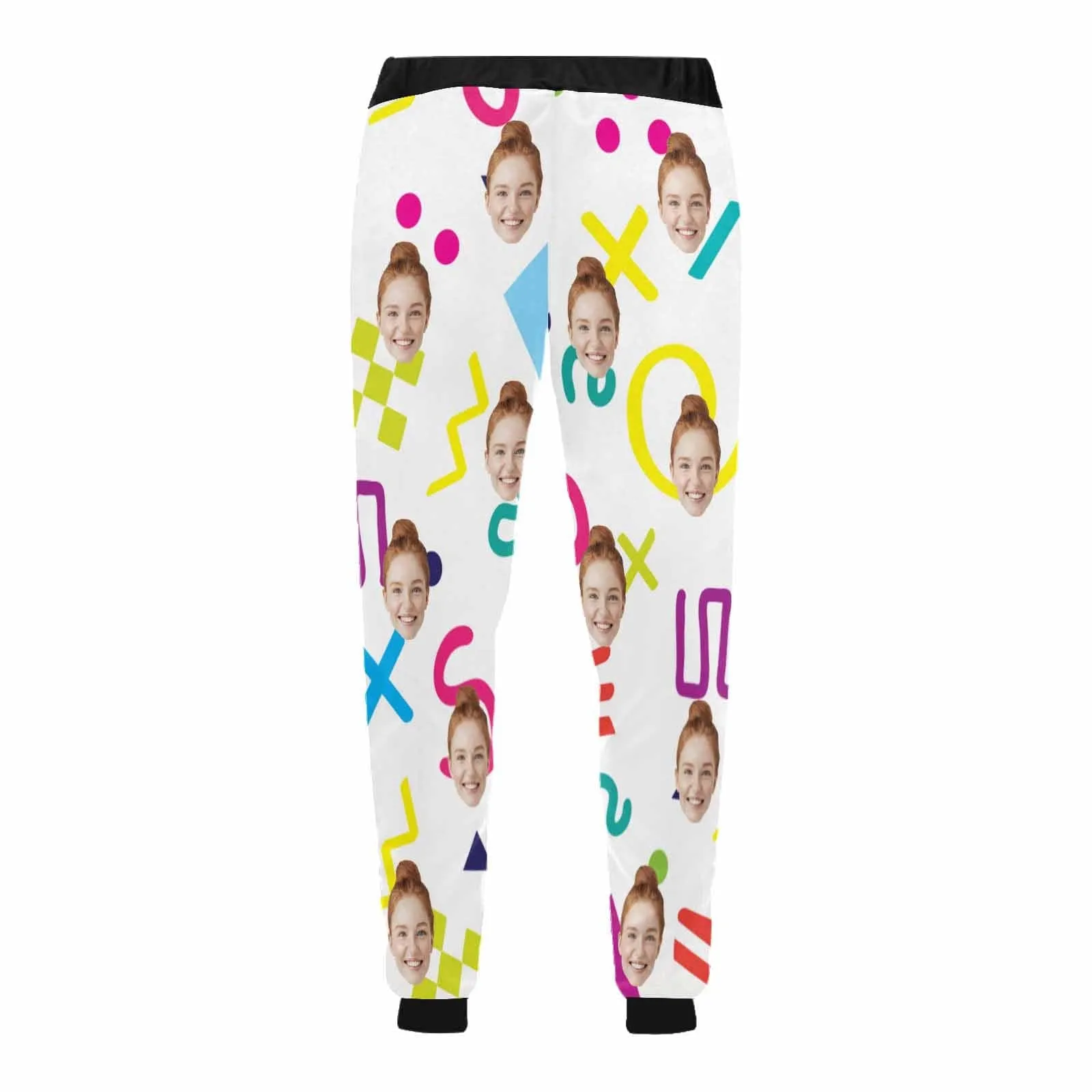 Custom Girlfriend Face Casual Sweatpants Personalized Men's All Over Print Sweatpants