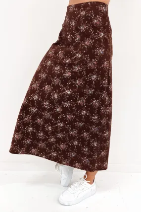 Dakota Floral Maxi Skirt Print