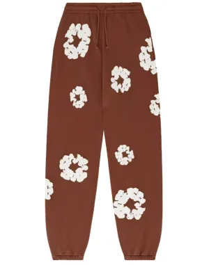 DENIM TEARS COTTON WREATH SWEATPANTS BROWN