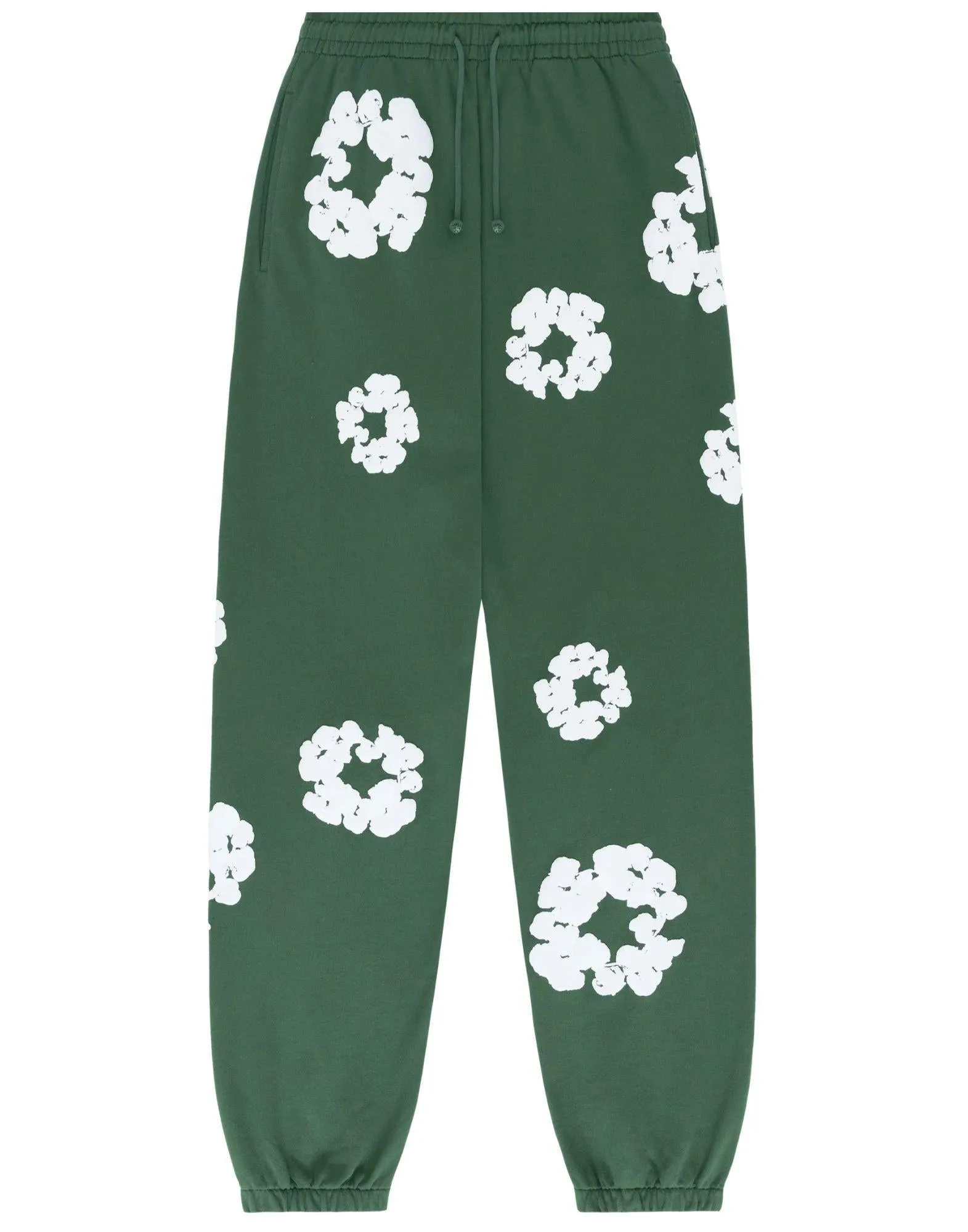 DENIM TEARS COTTON WREATH SWEATPANTS GREEN