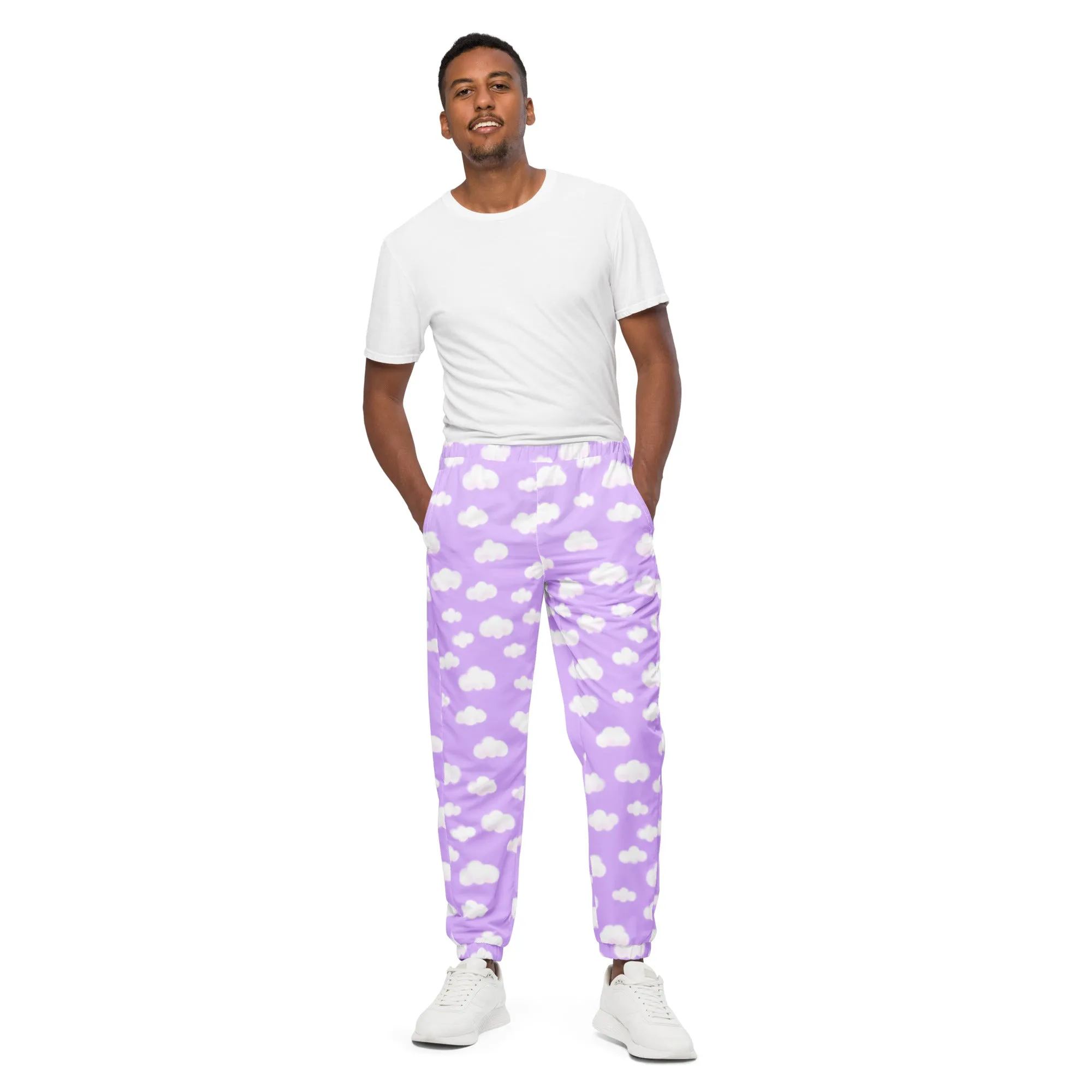 Dreamy Clouds Unisex Track Pants (Lilac)