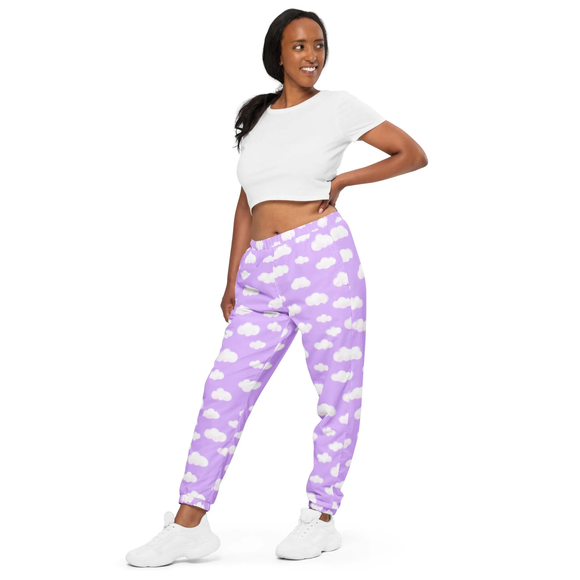 Dreamy Clouds Unisex Track Pants (Lilac)