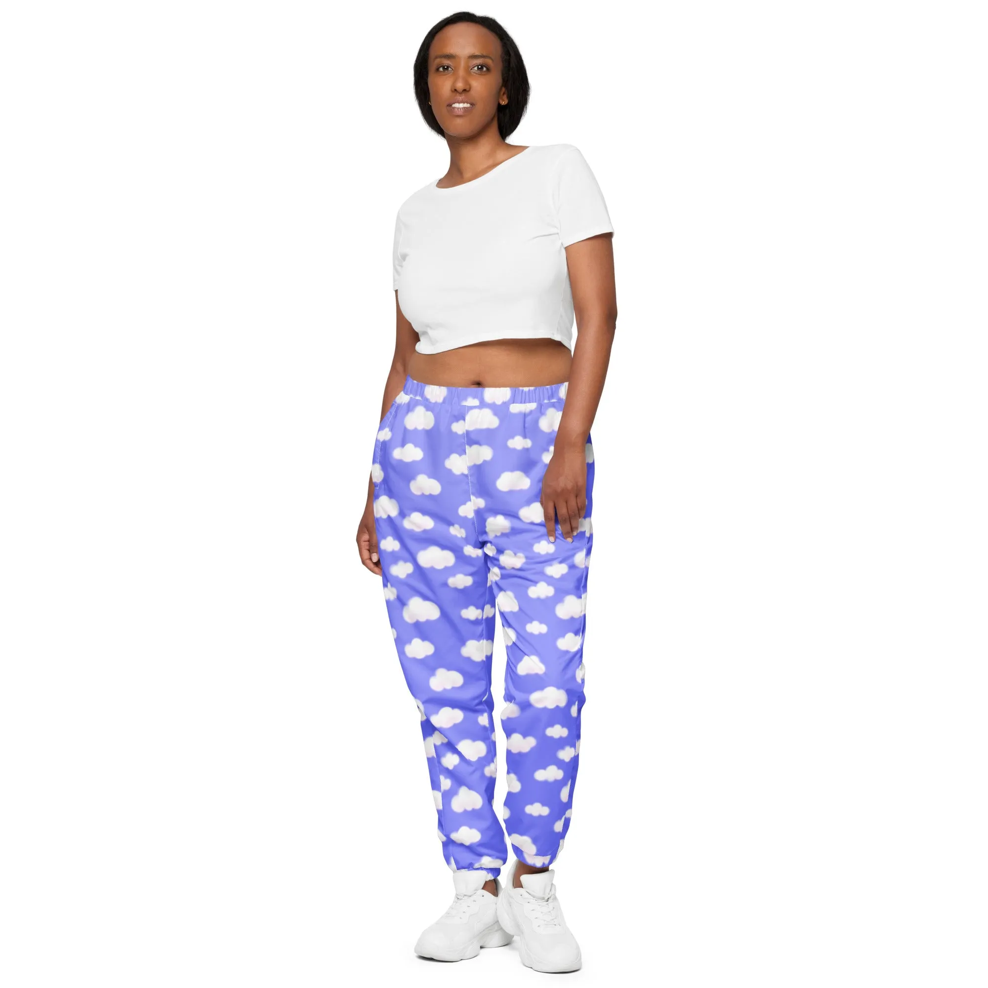 Dreamy Clouds Unisex Track Pants (Periwinkle)