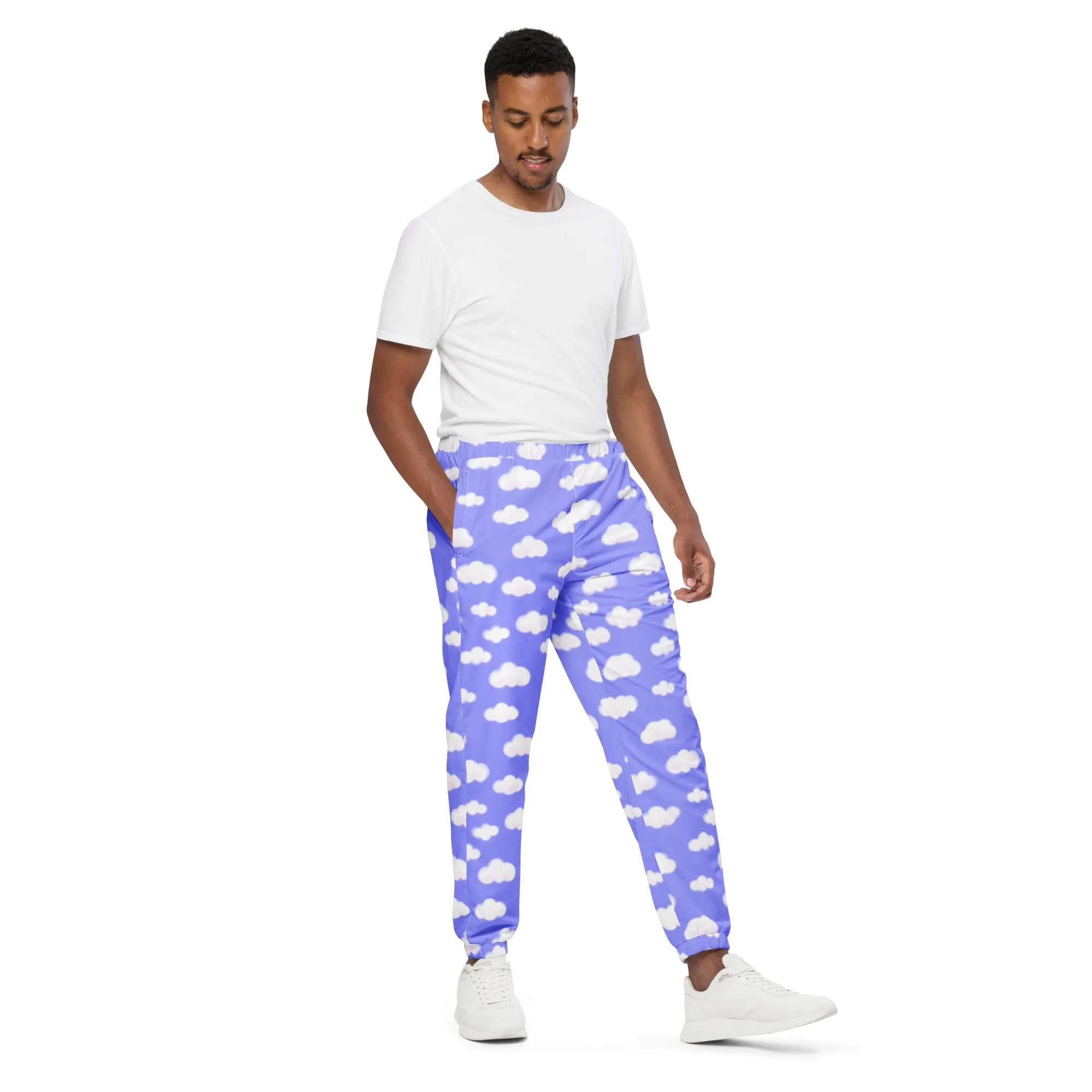 Dreamy Clouds Unisex Track Pants (Periwinkle)