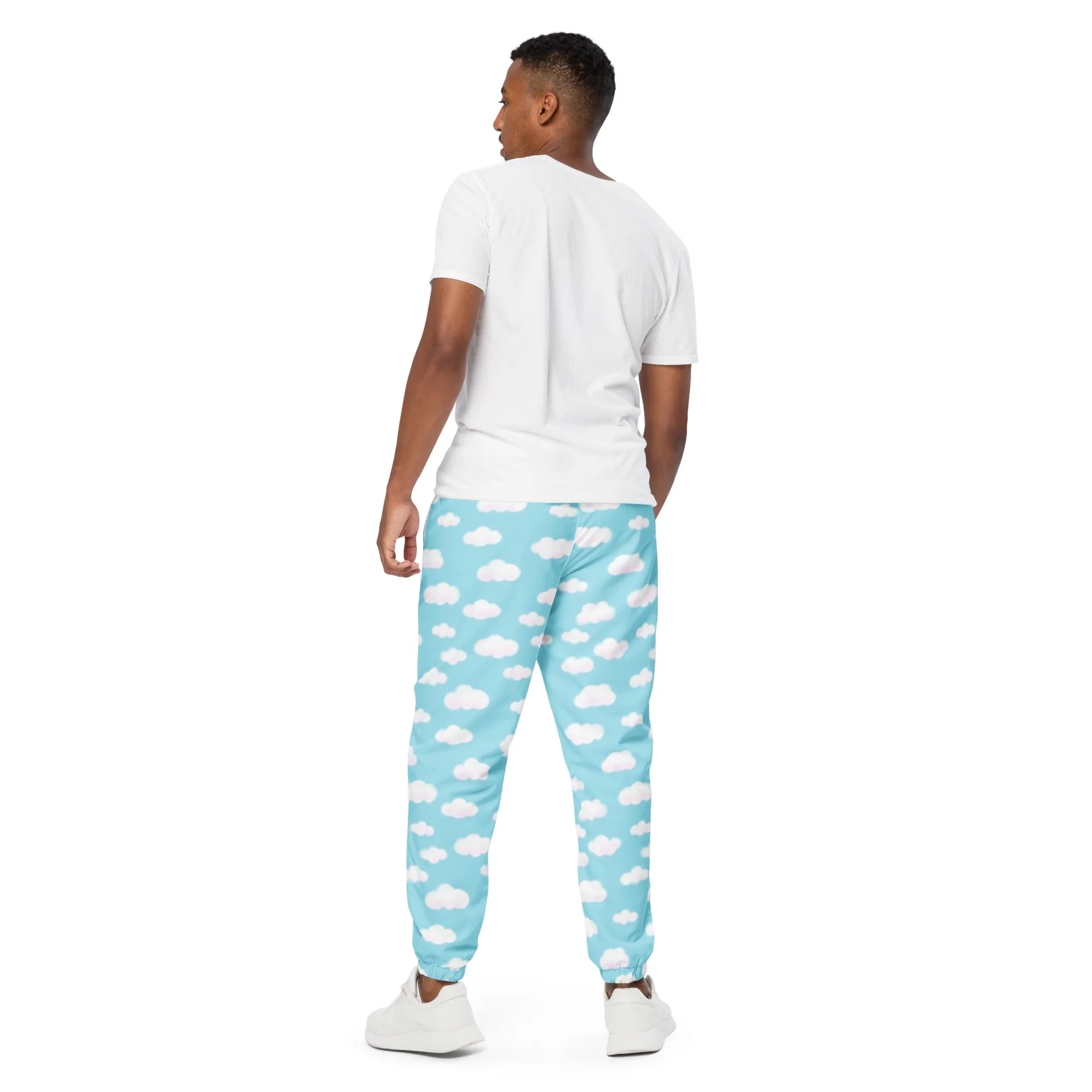 Dreamy Clouds Unisex Track Pants (Sky Blue)