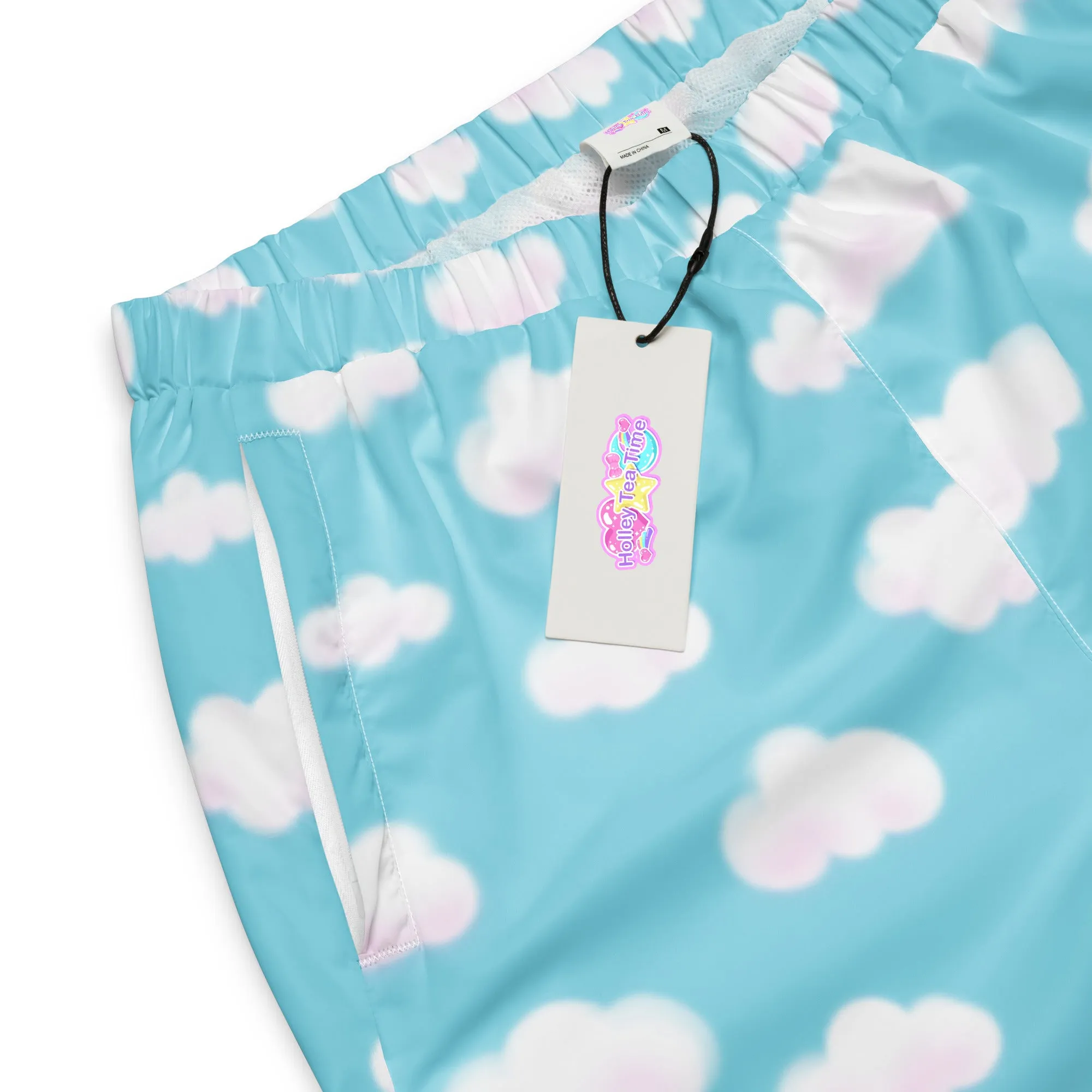 Dreamy Clouds Unisex Track Pants (Sky Blue)