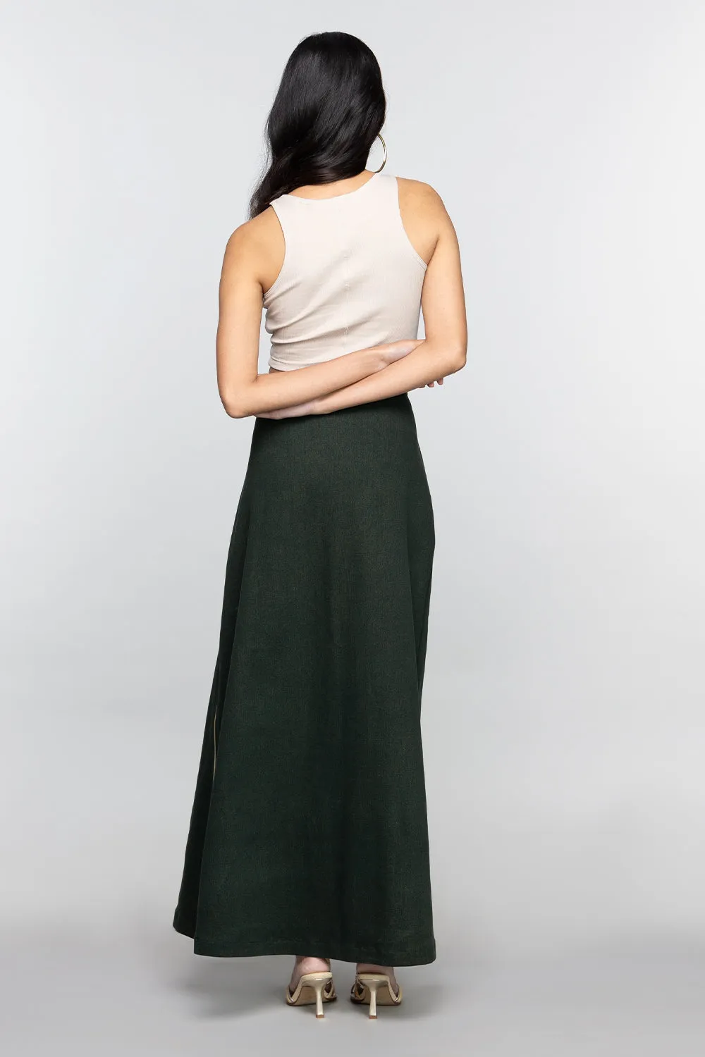 Evergreen Zip Skirt